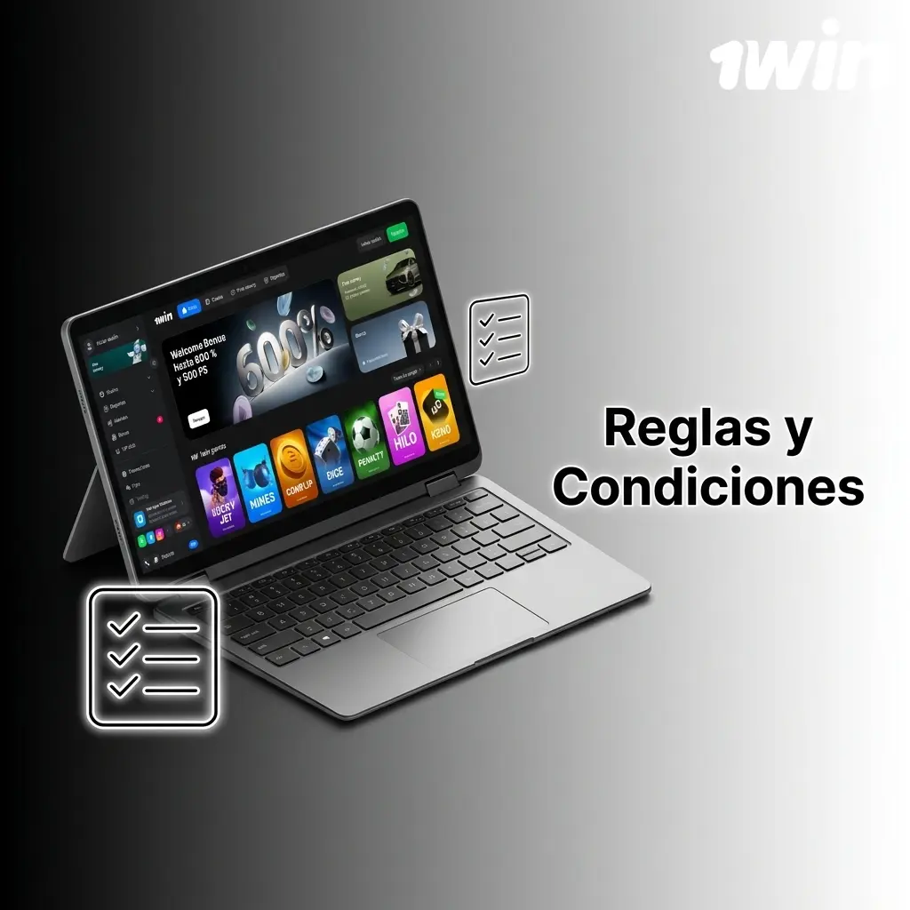 Reglas y condiciones de uso en 1win Chile: edad mínima, verificación KYC y requisitos de bonos