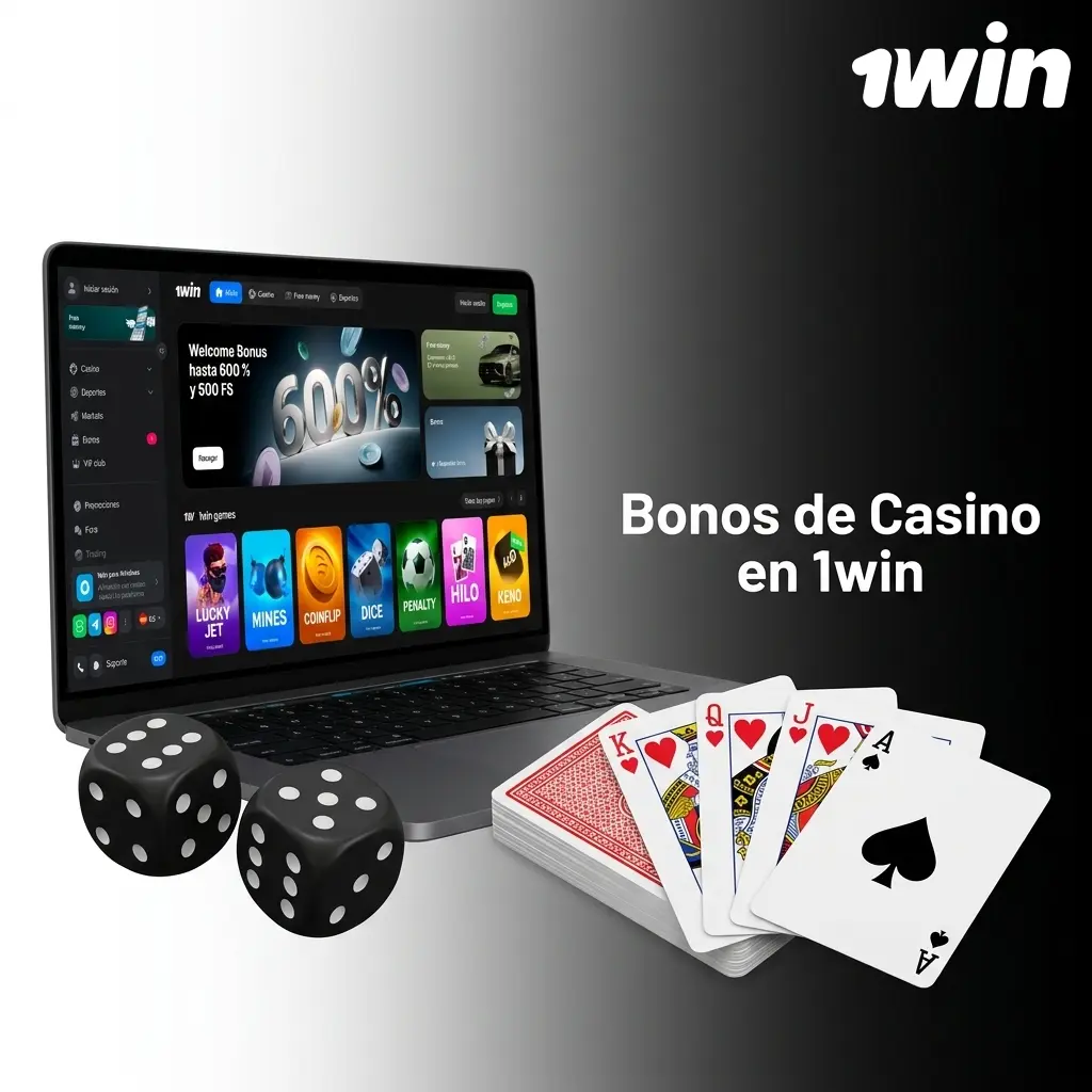 Bonos exclusivos de casino en 1win para slots, juegos de mesa y casino en vivo