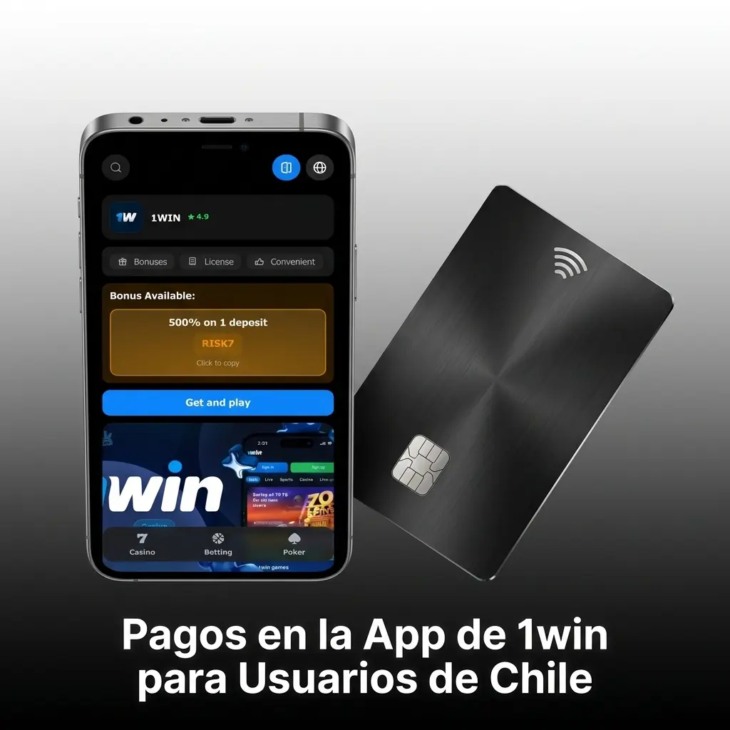 Métodos de pago disponibles en la app 1win para usuarios de Chile: tarjetas, cripto y billeteras digitales.
