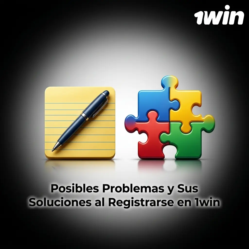 Tabla de problemas y soluciones comunes al registrarse en 1win, incluyendo verificación SMS y correo